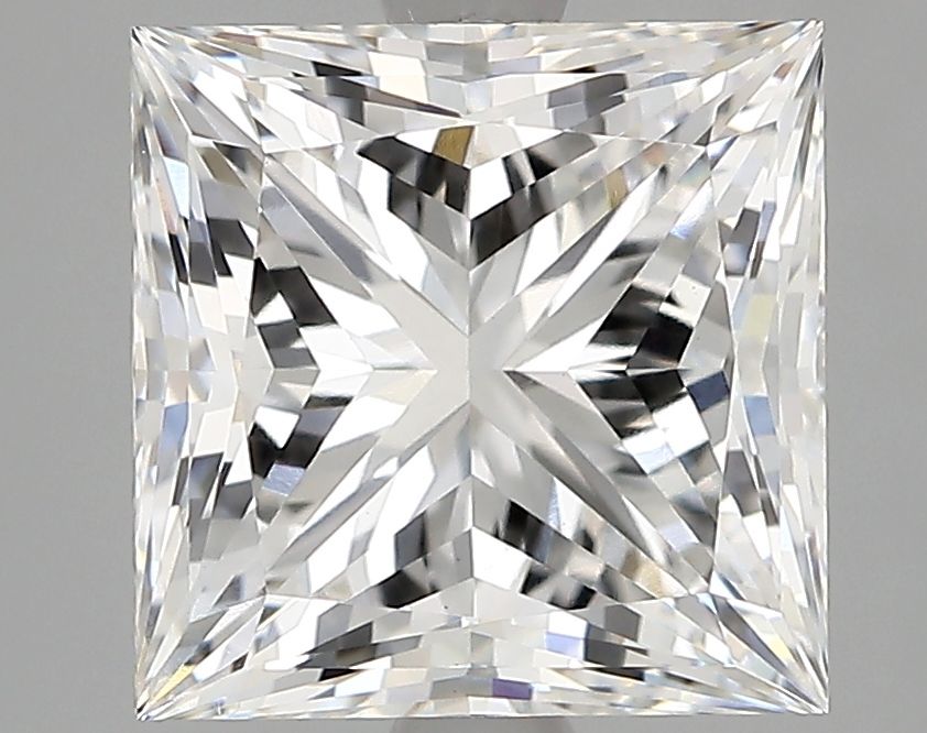 Lab-Grown Princess Diamond - 3.51 Carats, F Color, VVS2 Clarity - Certified by IGI - Report Number: LG689555947