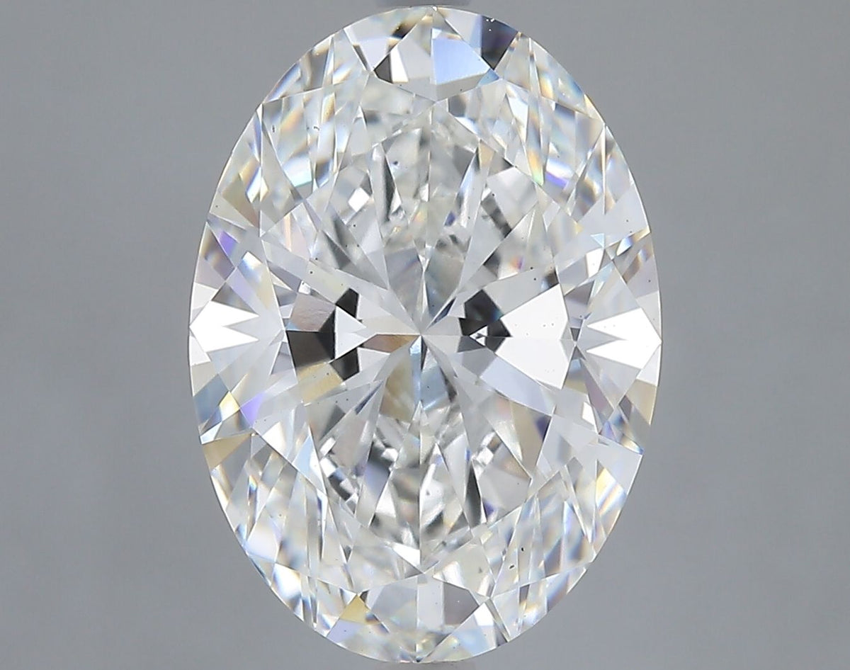 Lab-Grown Oval Diamond - 5.03 Carats, F Color, VS2 Clarity - Certified by IGI - Report Number: LG675514857
