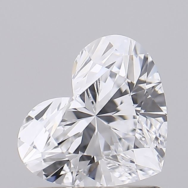 Lab-Grown Heart Diamond - 0.96 Carats, D Color, VVS2 Clarity - Certified by IGI - Report Number: LG707542304