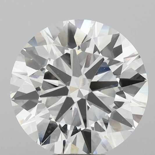 Lab-Grown Round Diamond - 7.05 Carats, F Color, VS1 Clarity - Certified by IGI - Report Number: LG707510288