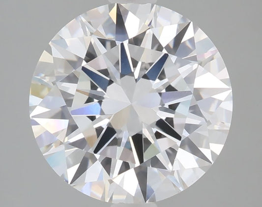 Lab-Grown Round Diamond - 3.06 Carats, E Color, VVS2 Clarity - Certified by IGI - Report Number: LG706532360