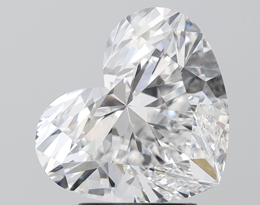 Lab-Grown Heart Diamond - 3.51 Carats, D Color, VVS2 Clarity - Certified by IGI - Report Number: LG653451609