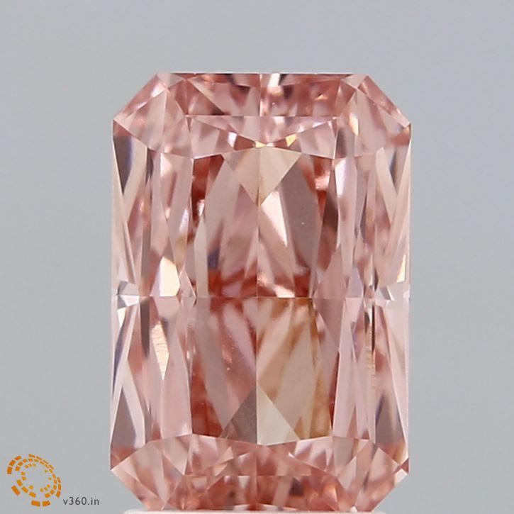 Lab-Grown Radiant Diamond - 2.51 Carats, Fancy Vivid Pink Color, VS1 Clarity - Certified by IGI - Report Number: LG627432716