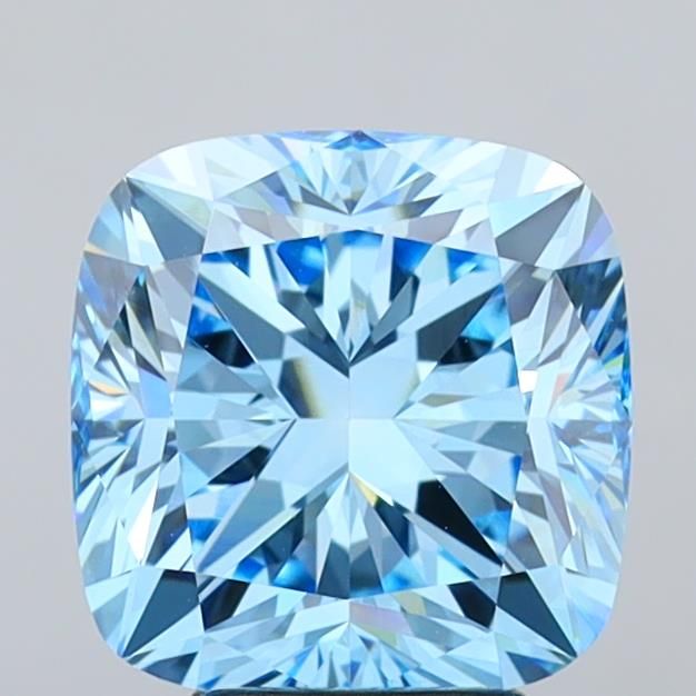 Cushion Modified 5.15ct Fancy Vivid Blue VVS2 - Cut • IGI • LG818666403