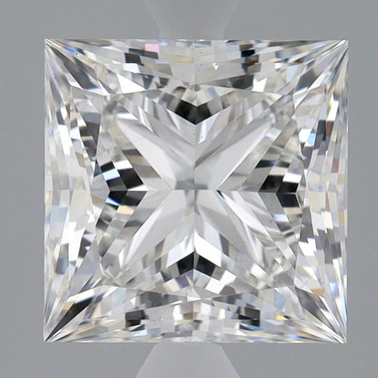 Lab-Grown Princess Diamond - 3.55 Carats, E Color, VS1 Clarity - Certified by IGI - Report Number: LG642405947