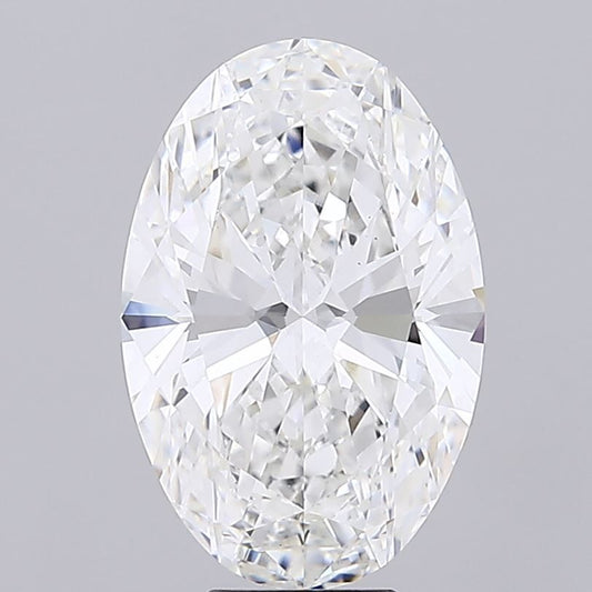 Lab-Grown Oval Diamond - 7.02 Carats, F Color, VVS2 Clarity - Certified by IGI - Report Number: LG689506751