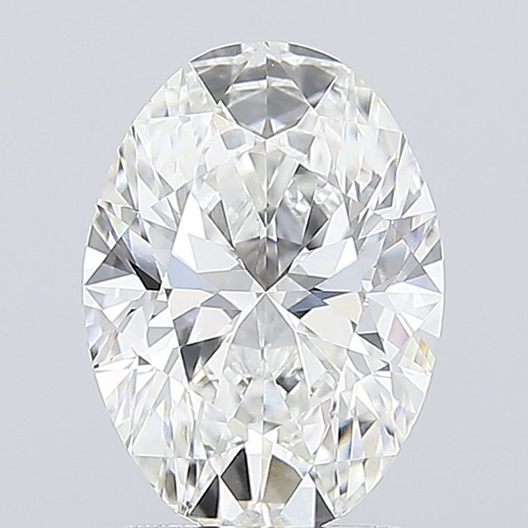 Lab-Grown Oval Diamond - 2.51 Carats, F Color, VVS2 Clarity - Certified by IGI - Report Number: LG693549911