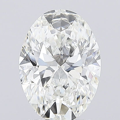 Lab-Grown Oval Diamond - 2.51 Carats, F Color, VVS2 Clarity - Certified by IGI - Report Number: LG693549911