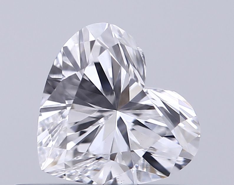 Lab-Grown Heart Diamond - 0.44 Carats, D Color, VS1 Clarity - Certified by IGI - Report Number: LG669474238