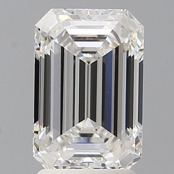 Lab-Grown Emerald Diamond - 2.54 Carats, F Color, VVS2 Clarity - Certified by IGI - Report Number: LG702505787