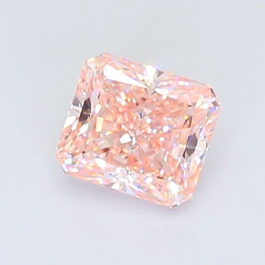 Lab-Grown Radiant Diamond - 2.57 Carats, Fancy Intense Pink Color, VVS2 Clarity - Certified by IGI - Report Number: LG668407134