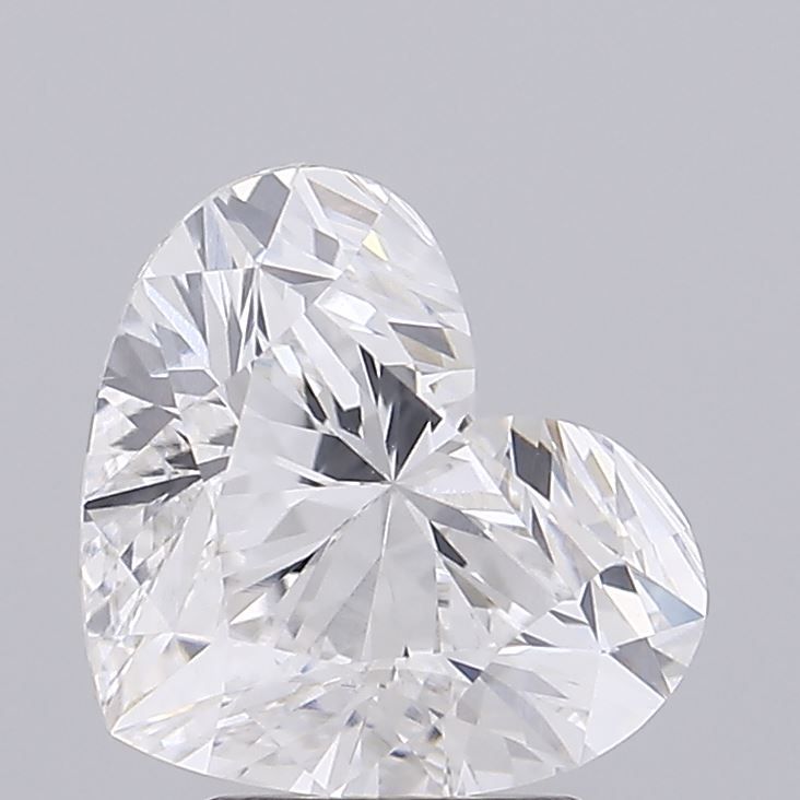 Lab-Grown Heart Diamond - 3.51 Carats, E Color, VVS2 Clarity - Certified by IGI - Report Number: LG683568844