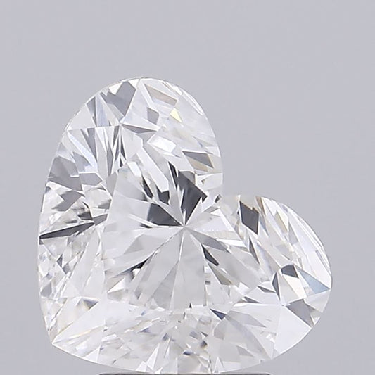Lab-Grown Heart Diamond - 3.51 Carats, E Color, VVS2 Clarity - Certified by IGI - Report Number: LG683568844