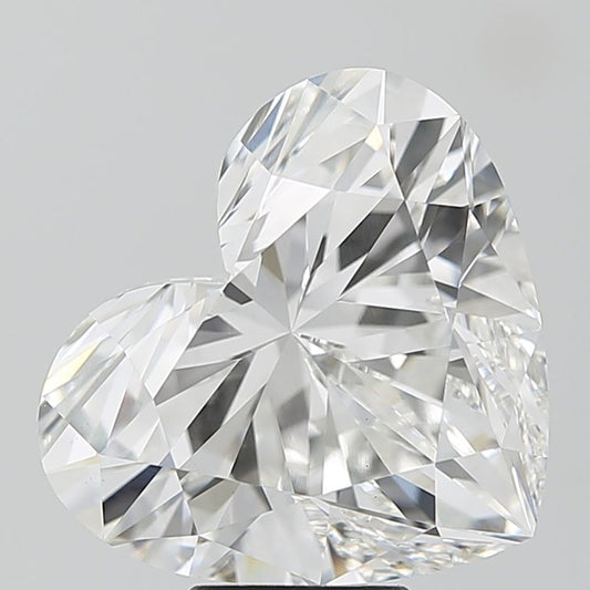 Lab-Grown Heart Diamond - 8.07 Carats, F Color, VS1 Clarity - Certified by IGI - Report Number: LG685556589