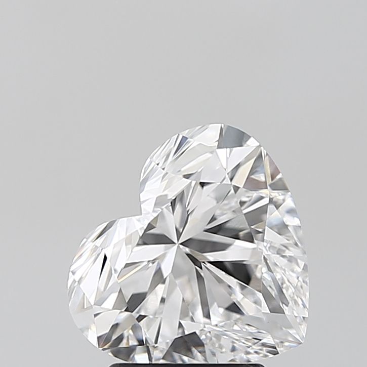 Lab-Grown Heart Diamond - 2.57 Carats, D Color, VS1 Clarity - Certified by IGI - Report Number: LG629432723