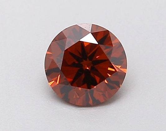 Lab-Grown Round Diamond - 1.51 Carats, Fancy Pink Color, VS1 Clarity - Certified by IGI - Report Number: LG655415585