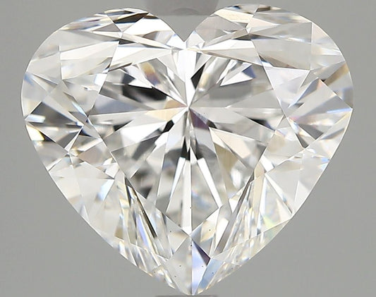 Lab-Grown Heart Diamond - 3.52 Carats, E Color, VS1 Clarity - Certified by IGI - Report Number: LG685564445