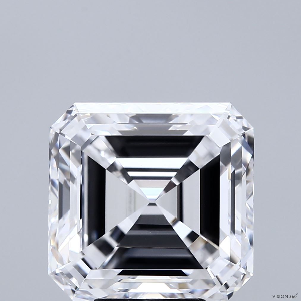 Lab-Grown Asscher Diamond - 7.01 Carats, E Color, VVS2 Clarity - Certified by IGI - Report Number: LG713529417