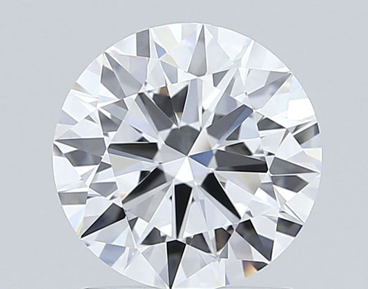 Lab-Grown Round Diamond - 1.45 Carats, D Color, VVS2 Clarity - Certified by IGI - Report Number: LG691506498