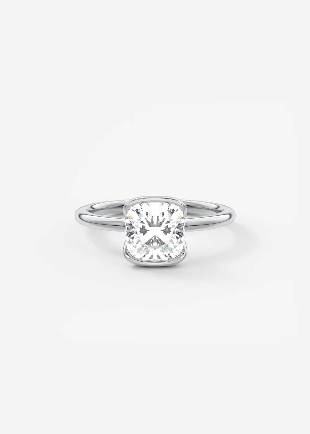 Im Labor gezüchteter Blue Heaven-Ring aus 925er Sterlingsilber (5 Karat)