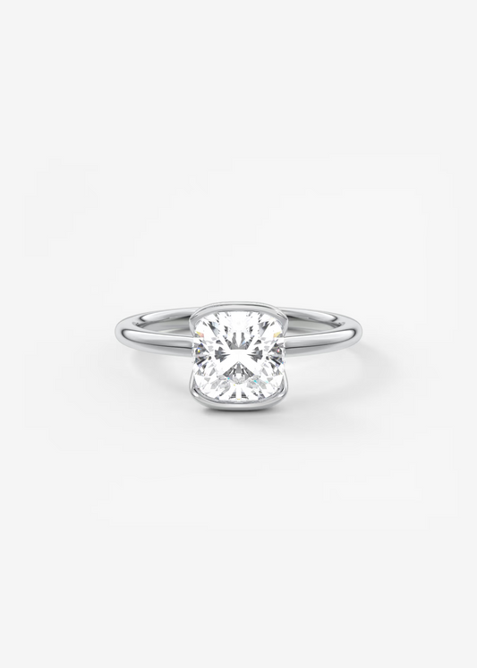 Bague Blue Heaven cultivée en laboratoire en argent sterling 925 (5,0 carats)