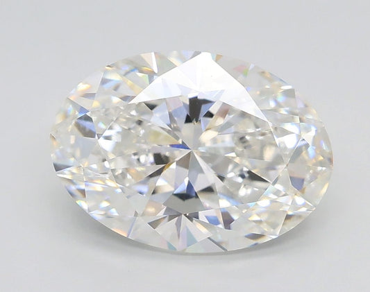 Lab-Grown Oval Diamond - 2.54 Carats, F Color, VVS2 Clarity - Certified by GIA - Report Number: 6502769200