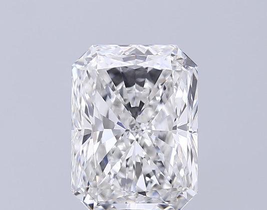 Lab-Grown Radiant Diamond - 3.5 Carats, F Color, VS1 Clarity - Certified by IGI - Report Number: LG673410386