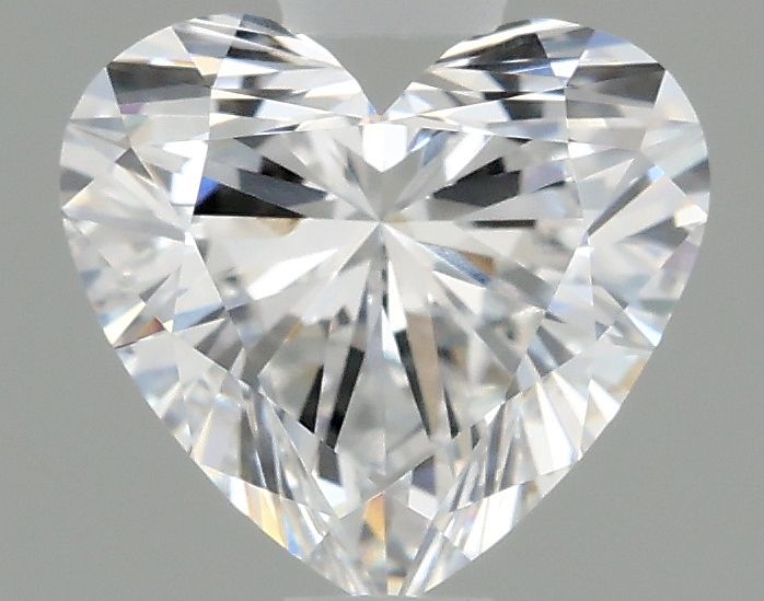 Lab-Grown Heart Diamond - 0.98 Carats, D Color, VVS2 Clarity - Certified by IGI - Report Number: LG675571943