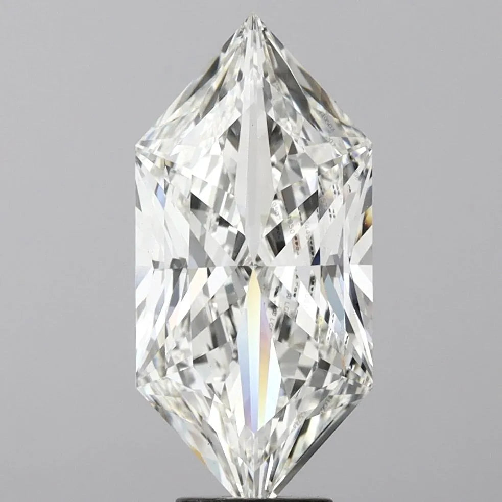7.42ct Hexagonal Lab Grown Diamond (Colour H, Clarity VS1, IGI Certified)