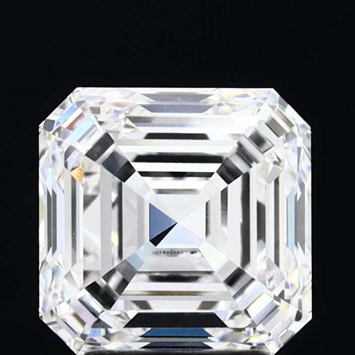 3,56 ct quadratischer Smaragd, im Labor gezüchteter Diamant (Farbe D, Reinheit VVS1, IGI-zertifiziert)