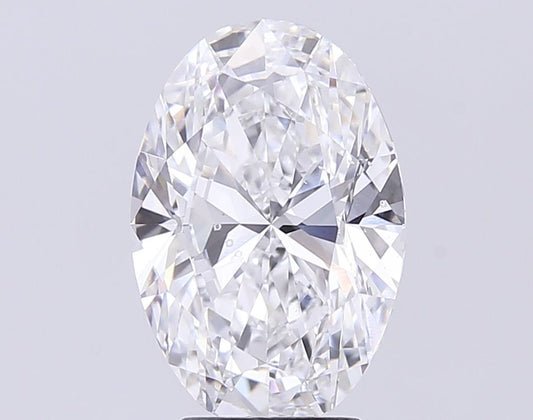 Lab-Grown Oval Diamond - 4.5 Carats, E Color, VS2 Clarity - Certified by IGI - Report Number: LG717528844