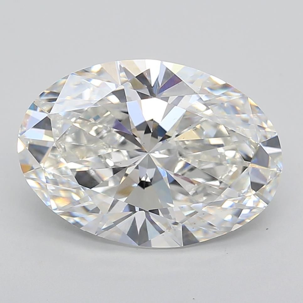 Lab-Grown Oval Diamond - 7.05 Carats, F Color, VS2 Clarity - Certified by IGI - Report Number: LG618499845