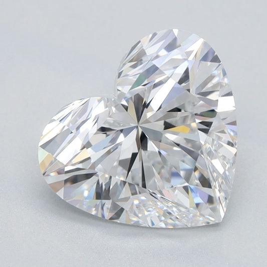 Lab-Grown Heart Diamond - 1.48 Carats, D Color, VVS2 Clarity - Certified by IGI - Report Number: LG560245194