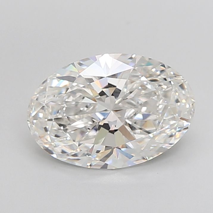 Lab-Grown Oval Diamond - 4.08 Carats, F Color, VVS2 Clarity - Certified by IGI - Report Number: LG675595302