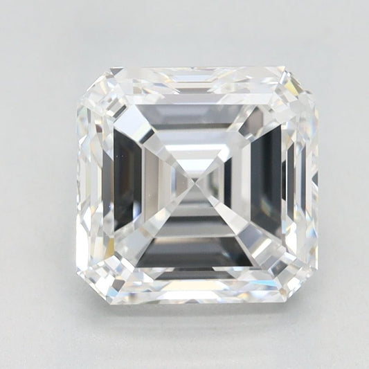 Lab-Grown Asscher Diamond - 2.1 Carats, D Color, VVS2 Clarity - Certified by GIA - Report Number: 6491389134