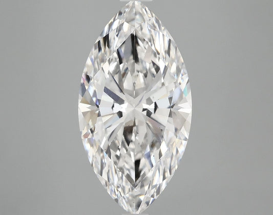 Lab-Grown Marquise Diamond - 4.04 Carats, E Color, VS2 Clarity - Certified by IGI - Report Number: LG713549059
