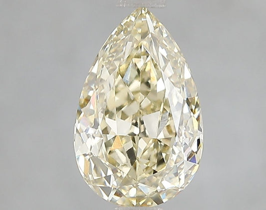 Lab-Grown Pear Diamond - 2.03 Carats, U-V Color, VVS2 Clarity - Certified by IGI - Report Number: LG652489968