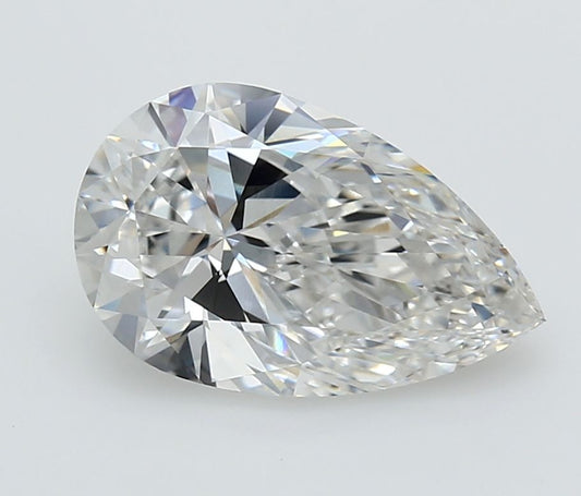 Lab-Grown Pear Diamond - 3.58 Carats, E Color, VVS2 Clarity - Certified by IGI - Report Number: LG670474009