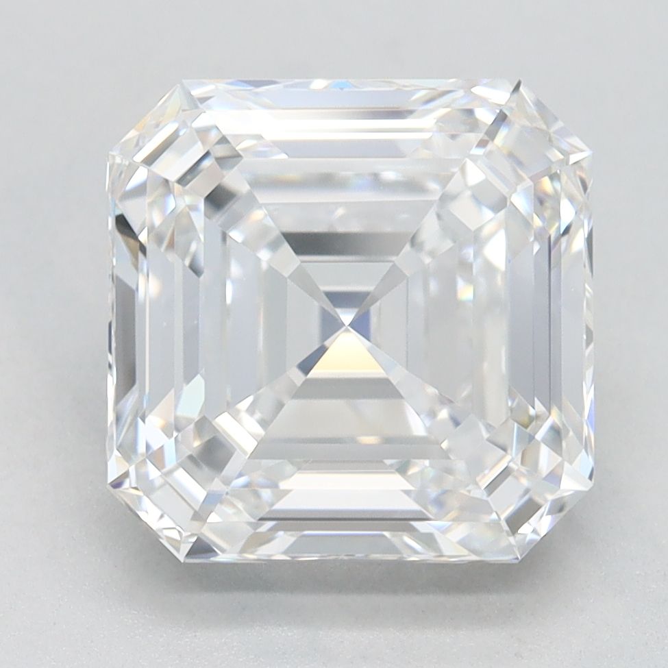 Lab-Grown Asscher Diamond - 3.46 Carats, D Color, VVS1 Clarity - Certified by GIA - Report Number: 6505587986