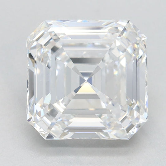 Lab-Grown Asscher Diamond - 3.46 Carats, D Color, VVS1 Clarity - Certified by GIA - Report Number: 6505587986