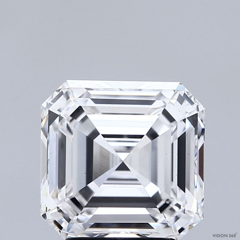 Lab-Grown Asscher Diamond - 4.05 Carats, E Color, VS1 Clarity - Certified by IGI - Report Number: LG714504086