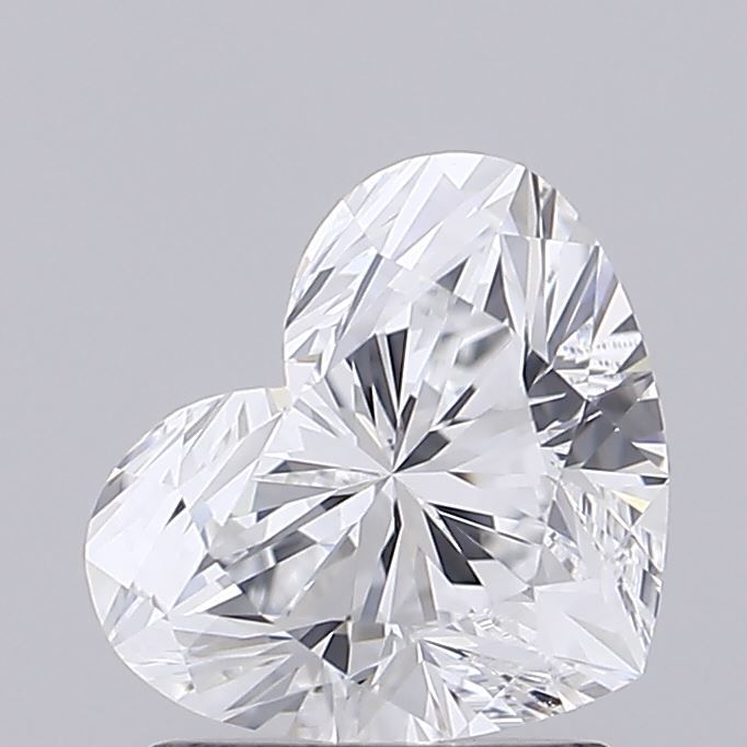 Lab-Grown Heart Diamond - 1.51 Carats, D Color, VS2 Clarity - Certified by IGI - Report Number: LG624425794