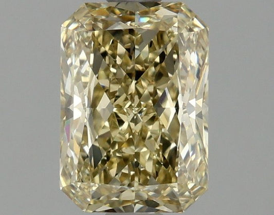 Lab-Grown Radiant Diamond - 1.56 Carats, Fancy Intense Yellow Color, VVS1 Clarity - Certified by IGI - Report Number: LG677549826