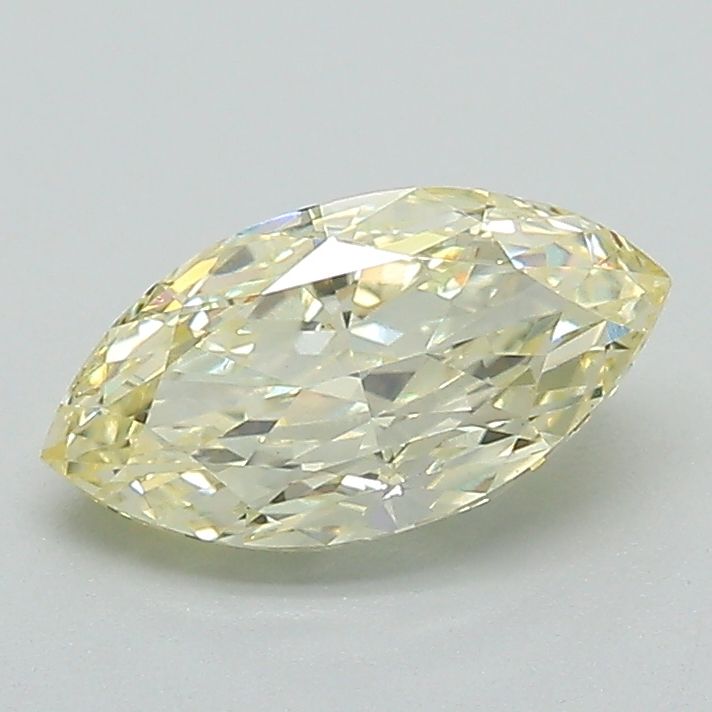 Lab-Grown Marquise Diamond - 1.02 Carats, Light Yellow Color, VS1 Clarity - Certified by IGI - Report Number: LG611397543