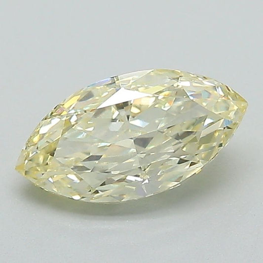 Lab-Grown Marquise Diamond - 1.02 Carats, Light Yellow Color, VS1 Clarity - Certified by IGI - Report Number: LG611397543