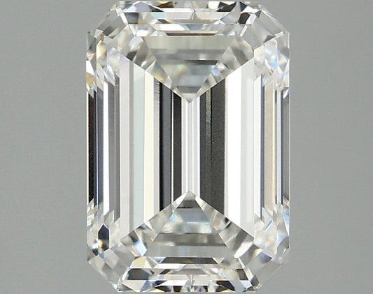 Lab-Grown Emerald Diamond - 2.58 Carats, F Color, VVS2 Clarity - Certified by IGI - Report Number: LG674553428
