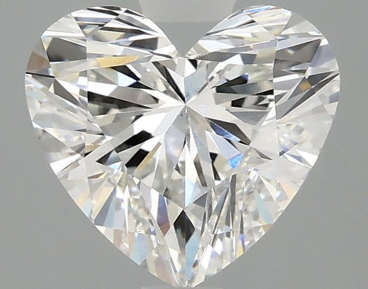 Lab-Grown Heart Diamond - 1.98 Carats, F Color, VS1 Clarity - Certified by IGI - Report Number: LG687590071