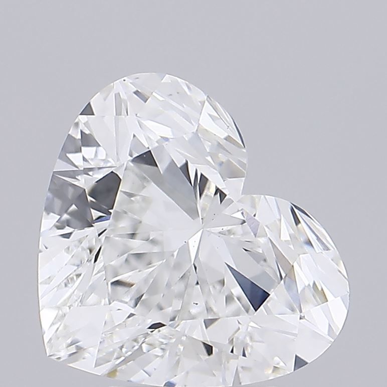Lab-Grown Heart Diamond - 4.05 Carats, E Color, VS2 Clarity - Certified by IGI - Report Number: LG615349596