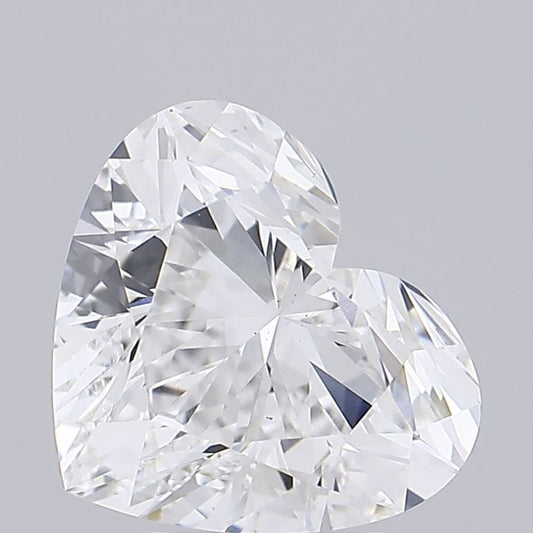 Lab-Grown Heart Diamond - 4.05 Carats, E Color, VS2 Clarity - Certified by IGI - Report Number: LG615349596