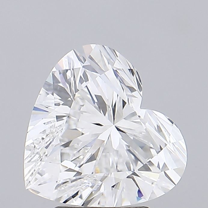 Lab-Grown Heart Diamond - 3.51 Carats, D Color, VVS2 Clarity - Certified by IGI - Report Number: LG692540614